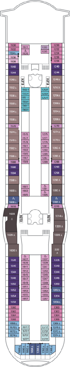 Navigator of the Seas Deck Plans- Royal Caribbean International ...