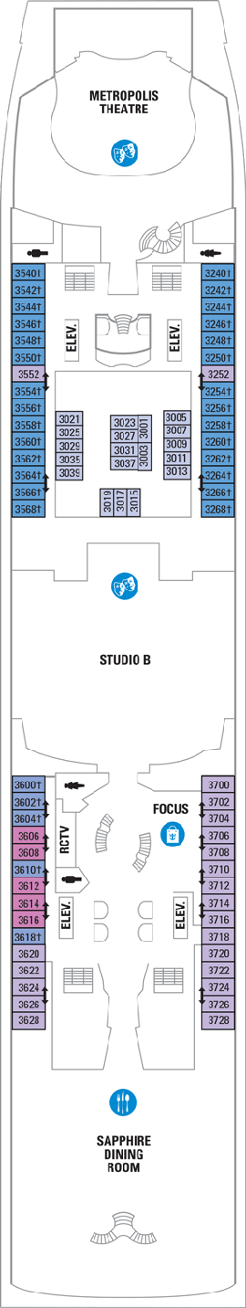 Navigator of the Seas Deck Plans- Royal Caribbean International ...