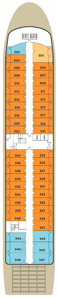 American Empress Deck Plans- American Queen Steamboat Company American Empress Cruises: Travel