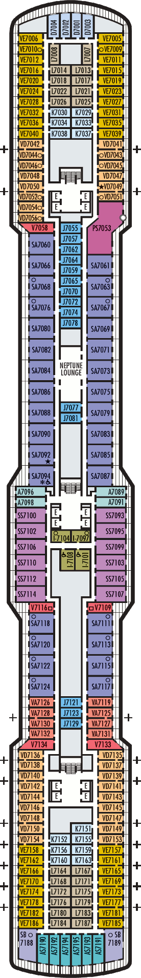 Koningsdam Deck Plans- Holland America Line Koningsdam Cruises: Travel ...