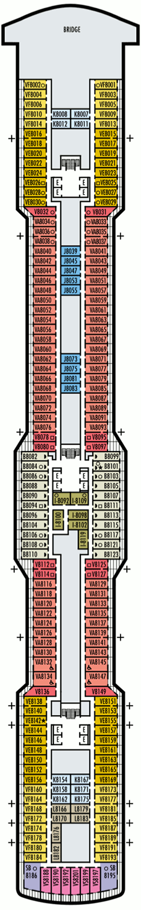 Koningsdam Deck Plans- Holland America Line Koningsdam Cruises: Travel