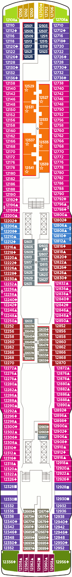 Norwegian Joy Deck Plans- Norwegian Cruise Line Norwegian Joy Cruises ...