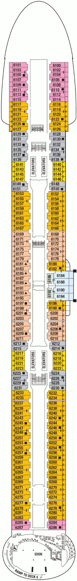 Celebrity Edge Deck Plans- Celebrity Cruises Celebrity Edge Cruises ...