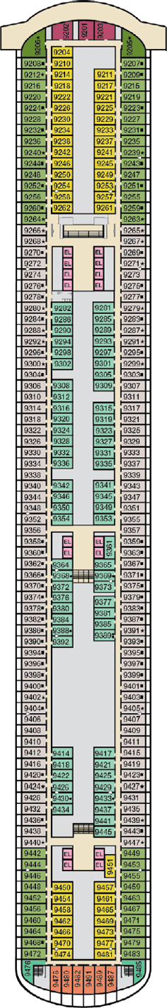 Carnival Panorama Deck Plans- Carnival Cruise Line Carnival Panorama ...