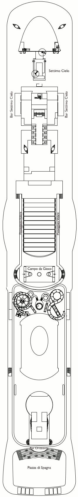 Costa Smeralda Torino Deck