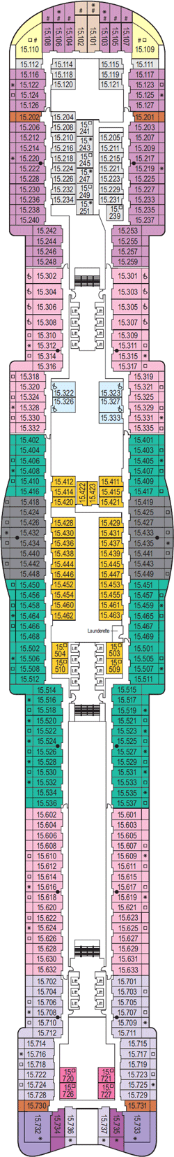 Iona Deck Plans- P&O Cruises Iona Cruises: Travel Weekly