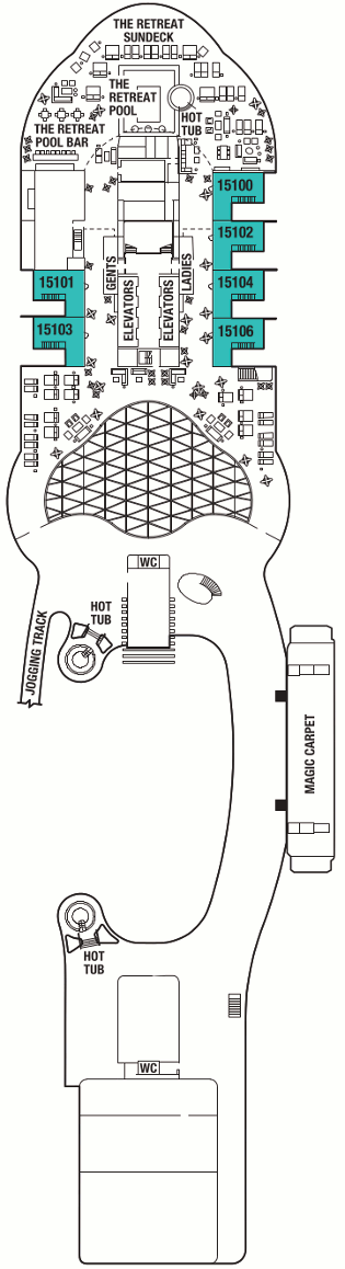 Celebrity Apex Deck Plans- Celebrity Cruises Celebrity Apex Cruises ...