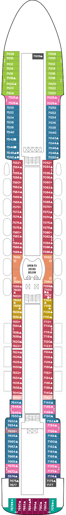 Pride of America Deck Plans- Norwegian Cruise Line Pride of America Cruises: Travel Weekly