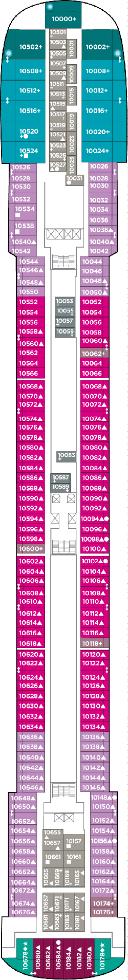 Pride of America Deck Plans- Norwegian Cruise Line Pride of America ...