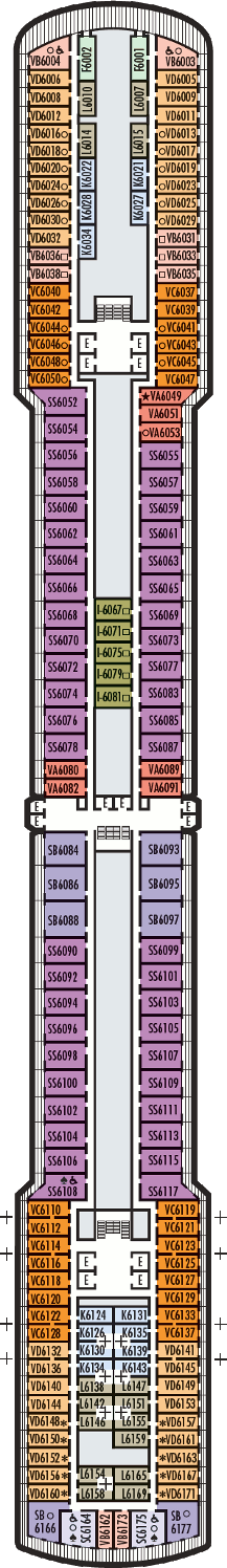 Westerdam Deck Plans- Holland America Line Westerdam Cruises: Travel Weekly