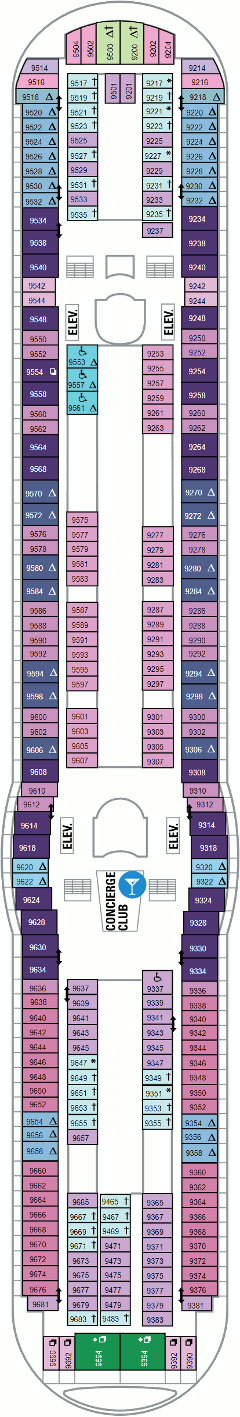 Explorer of the Seas Deck Plans- Royal Caribbean International Explorer