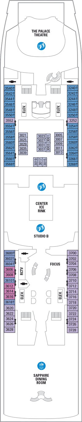 Explorer of the Seas Deck Plans- Royal Caribbean International Explorer ...