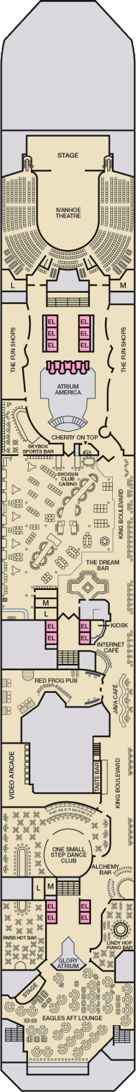 Carnival Valor Deck Plans- Carnival Cruise Line Carnival Valor Cruises ...