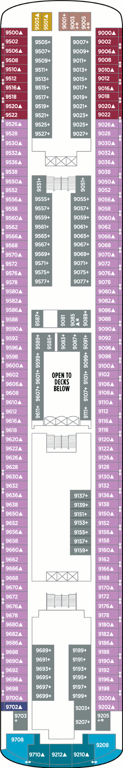 Norwegian Spirit Deck Plans- Norwegian Cruise Line Norwegian Spirit ...