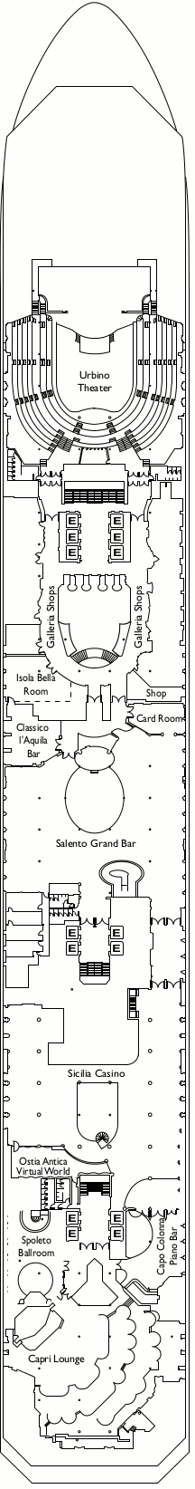 Costa Magica Leonardo Deck Costa Magica Leonardo Deck