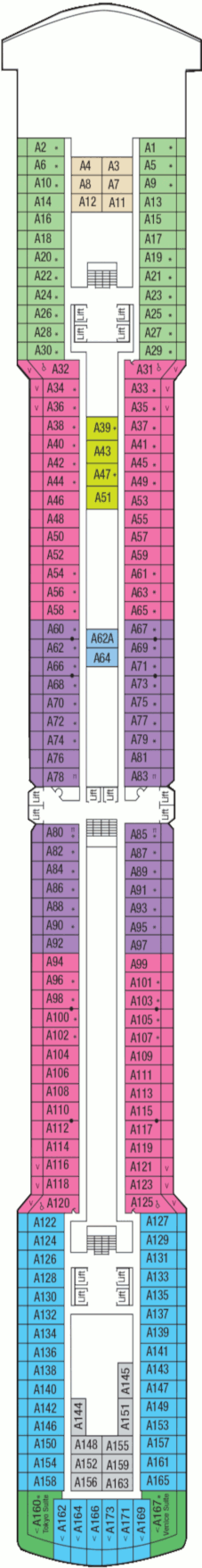 Arcadia Deck Plans P O Cruises Arcadia Cruises Travel Weekly   245 Adeck 1978 