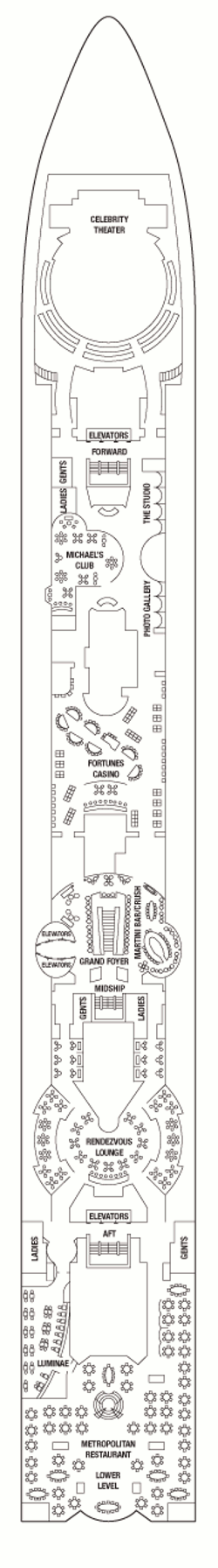 Celebrity Millennium Deck Plans- Celebrity Cruises Celebrity Millennium ...