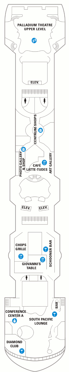 Grandeur of the Seas Deck Plans- Royal Caribbean International Grandeur