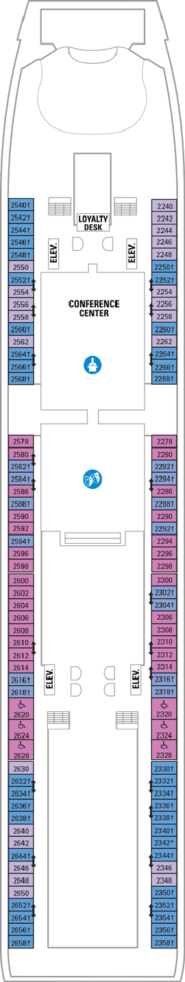 Voyager of the Seas Deck Plans- Royal Caribbean International Voyager