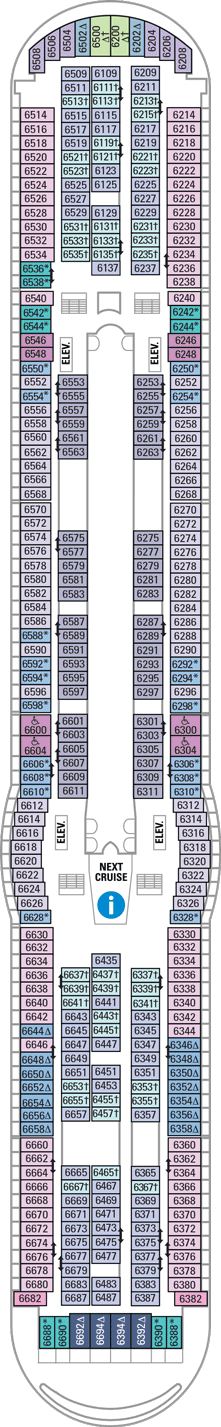 Voyager of the Seas Deck Plans- Royal Caribbean International Voyager ...