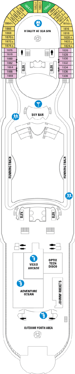 Voyager of the Seas Deck Plans- Royal Caribbean International Voyager ...