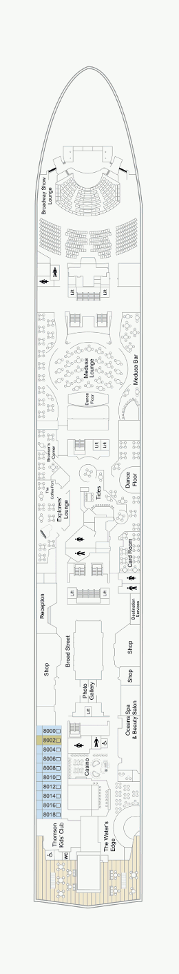 Marella Dream Deck 8 Marella Dream Deck 8