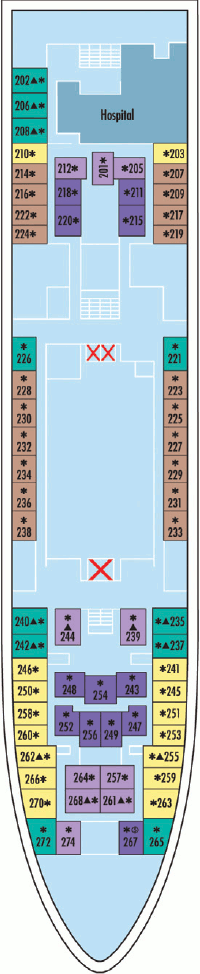 Marco Polo Deck Plans Cruise Maritime Voyages Marco Polo