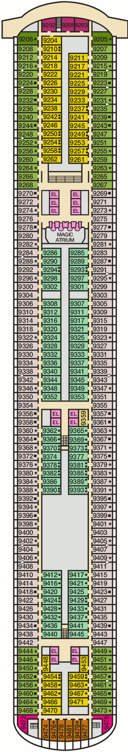 Carnival Magic Deck Plans- Carnival Cruise Line Carnival Magic Cruises ...