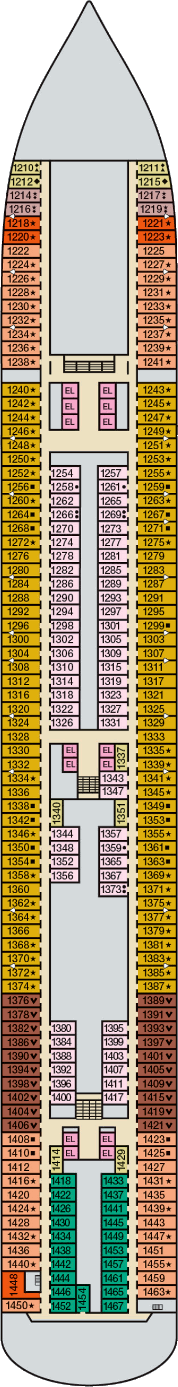 Carnival Breeze Deck Plans- Carnival Cruise Line Carnival Breeze ...