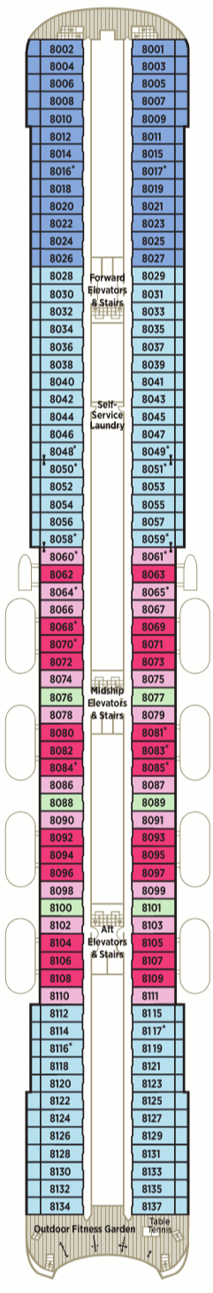 Crystal Symphony Deck 8 Crystal Symphony Deck 8