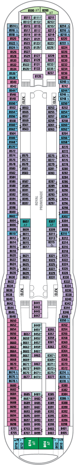 Independence of the Seas Deck Plans- Royal Caribbean International