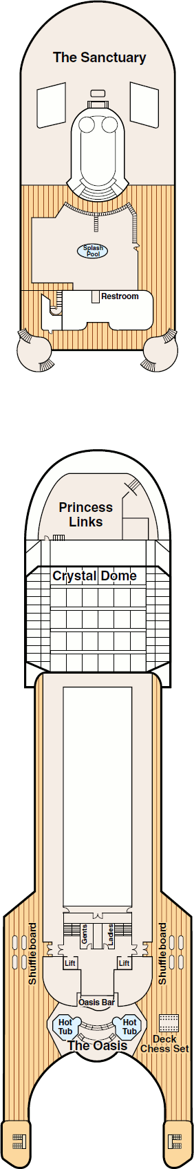 Grand Princess Sports Deck