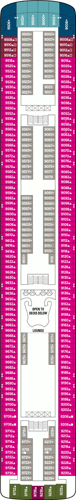 Norwegian Dawn Deck Plans- Norwegian Cruise Line Norwegian Dawn Cruises ...