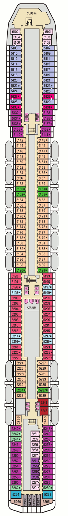 Carnival Spirit Deck Plans- Carnival Cruise Line Carnival Spirit